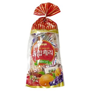 일광제과 옛날과자 종합제리 500g 3봉 사무실 회사 탕비실 어르신 간식 대용량과자, 3개