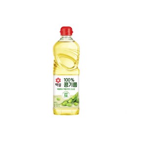 백설 콩기름, 500ml, 3개