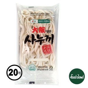 대판 사누끼 우동 개별포장, 20개, 250g