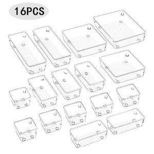 아크릴 투명 수납함 보관함 트레이 16종, 16개
