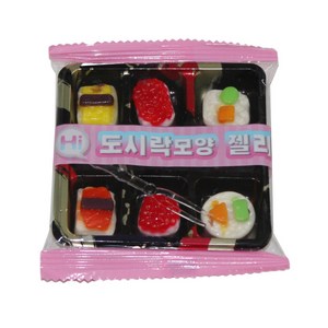도시락모양 젤리 18g, 1개