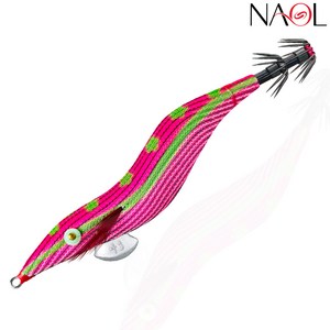 나올 무늬 오동목 에기 3.0호 무늬오징어 에깅, 3.0호-슈퍼쉘로우(SS), 021, 1개