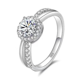 러빙유 천연석 ZIRCON 925 실버 반지 상자증정