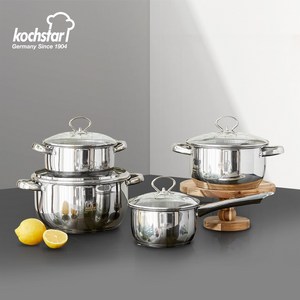 콕스타 블랑크 스텐 냄비 4종 세트 KSC-BLIHSET, 없음, 단품