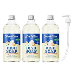 니트앤클린 주방세제 베이킹소다&자몽 1000ml, 3개
