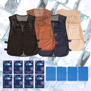 [홈쇼핑 히트 정품] 아나 빙고 아이스조끼 국산 아이스팩 8EA 남녀공용 최대 7시간 지속