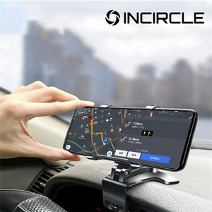 인써클 INCIRCLE 계기판 대시보드 대쉬보드 차량용 핸드 폰 거치대, 블랙, 1개