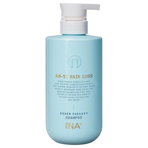 더나플러스 약산성 저자극 그린테라피 수분크림 탈모샴푸 500ml, 2개