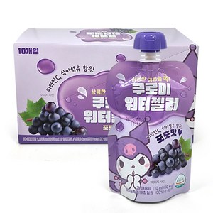 아텍스 쿠로미 워터젤리, 포도맛, 110ml, 10개