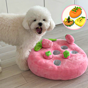 위티 강아지 노즈워크 장난감, 딸기 노즈워크, 딸기, 1개