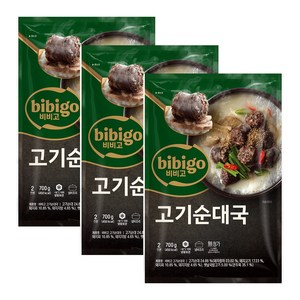 비비고 고기순대국 700G x 3개