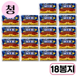 액트투 전자렌지용 팝콘 버터맛, 78g, 18개