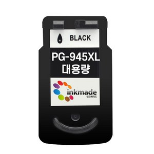 잉크메이드 캐논 PG-945XL CL-946XL 재생 호환잉크 MG3090 MG2590 MG2490 TS3195 TS3190 TR4595 IP2890, 1. 검정대용량재생잉크 [잉크메이드], 1개