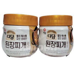 (냉장)cj제일제당 다담된장찌개전용840gx2개, 840g, 2개