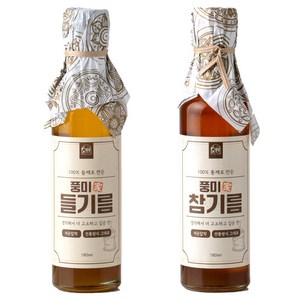 저온압착 풍미가 참기름 + 들기름 세트, 참기름180ml+들기름180ml, 1개, 180ml