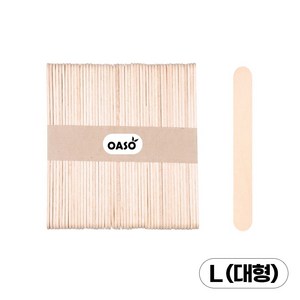 오아소 왁싱 우드 스파츌라, 100개