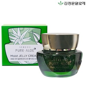 김정문알로에 세레브 퓨어 알로에 모이스트 젤리 크림 55ml 미백크림, 1개