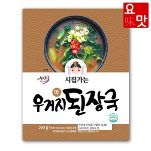 요맛 시집가는농산 마 우거지된장국 500g x 8팩, 단일옵션, 8개