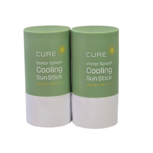 김정문알로에 큐어 쿨링 선스틱 SPF50+ PA++++ 23g x 2p + 체험키트, 2개