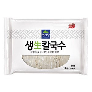 면사랑 생칼국수, 1kg, 3개