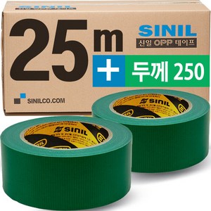 SINILBOND 청테이프 25M 10롤, 10개