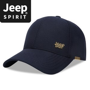 JEEP SPIRIT 스포츠 캐주얼 플랫 모자 CA0356, 네이비