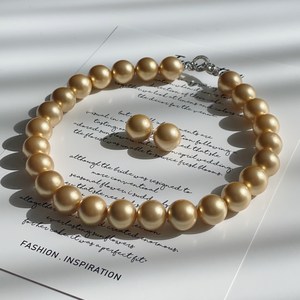 왕진주 골드 15mm 목걸이 Princess Gold Pearl 15mm Necklace