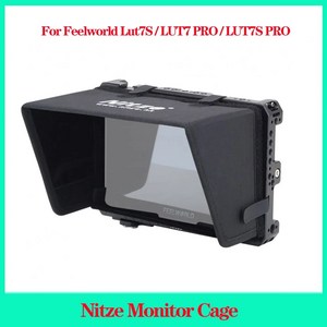 Feelwold 온 카메라 모니터용 Nitze 모니터 케이지 Lut7S LUT7 PRO LUT7S PRO 7 인치, 1.Black, 1개