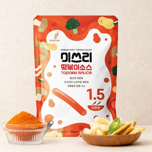 미쓰리 떡볶이 소스 양념 1.5 단짠맛 100g, 1개