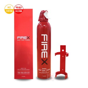 미니소화기 파이렉스 FIREX 스프레이식 소화기 가정용 휴대용 최신제품 당일발송, 465g, 1개