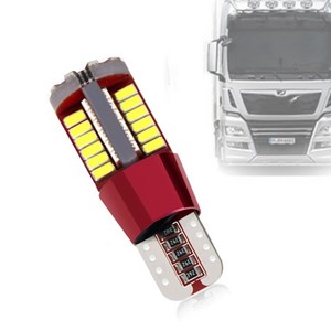 트럭 LED 전구 번데기등 24V 트럭부품 볼보 현대 엑시언트 트라고 대우 프리마 노부스 스카니아 만 벤츠 미등 깜빡이, 1개