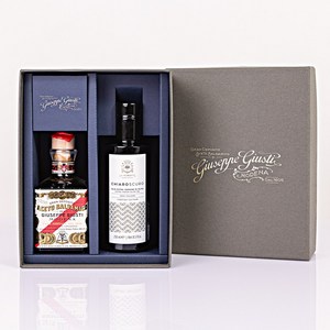세트 키아로스쿠로 올리브 오일 250ml & 주세페주스티 5메달 큐빅 발사믹 식초 250ml 쥬세페쥬스티, 1세트