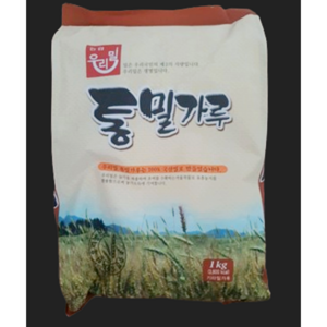 우리밀로 옛날 통밀가루, 1kg, 1개