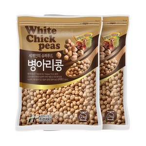 현대농산수입 병아리콩 4kg (2kgx2봉) 이집트콩 밤콩, 2개, 2kg