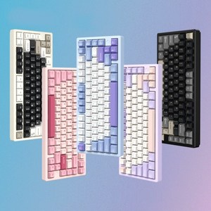 WOB RAINY75 레이니75 CNC 풀알루미늄 가스켓구조 RGB 블루투스 기계식키보드, 7000mAh, 화이트, RGB Wob축 7000mAh