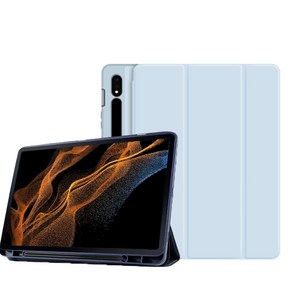 갤럭시탭S8 S8+ S8울트라 S펜수납 북커버 케이스 S8 플러스 ULTRA SM-X700 X706N X800 X806N X906 X906N 삼성 케이스나라, 소다