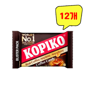 코피코 커피맛 블리스터 사탕, 32g, 12개