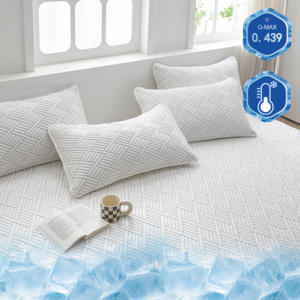 KURUA 100% 쿨잠 쿨매트 여름 냉감 패드 쿨링…