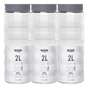 코멕스 엣지물병 그레이 2L X 3개