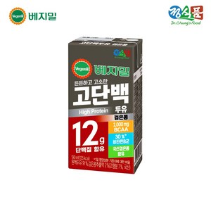 베지밀 고단백두유 검은콩, 190ml, 80개