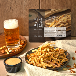 고단백 바삭한 인생먹태 + 갈릭마요소스, 55g, 3개