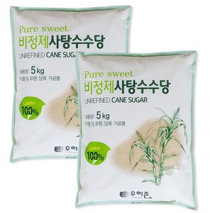 비정제 원당, 5kg, 4개