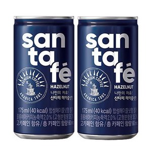 산타페 헤이즐넛향 커피, 175ml, 60개