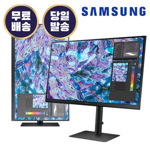 삼성전자 S27B610 IPS 멀티스탠드 삼성모니터 27인치 평면 와이드 IPS QHD 75Hz 피벗 LS27B610EQKXKR, 68.4