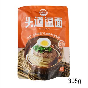 왕부정중국식품 홍원투도 온면 숙면 중국면류 (국수진공포장), 305g, 1개