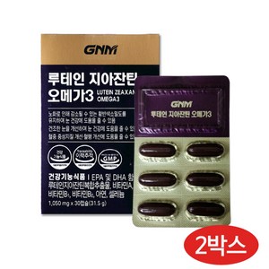 GNM자연의품격 루테인 지아잔틴 오메가3, 30정, 2개