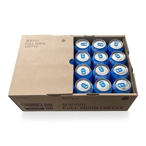 웨이브온 풀문커피(콜드브루) 340ml 대용량, 24개