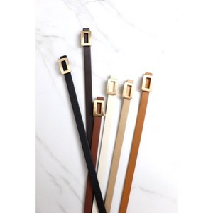 무배/ 카라멜 소가죽 슬림벨트 6color 원피스 롱남방 퍼 자켓 포인트벨트/ 제뉴인숍