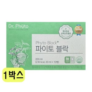 닥터파이토 파이토블락 건강음료 10p, 20ml, 10개