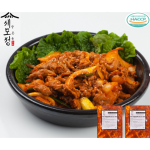 [세모정]한돈 마늘듬뿍 앞다리제육, 2개, 800g